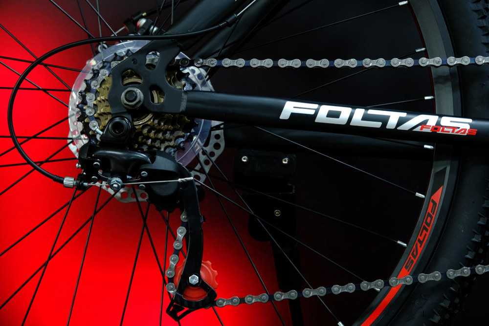 FOLTAS 27,5 - 17р Матовый Чёрный/Красный