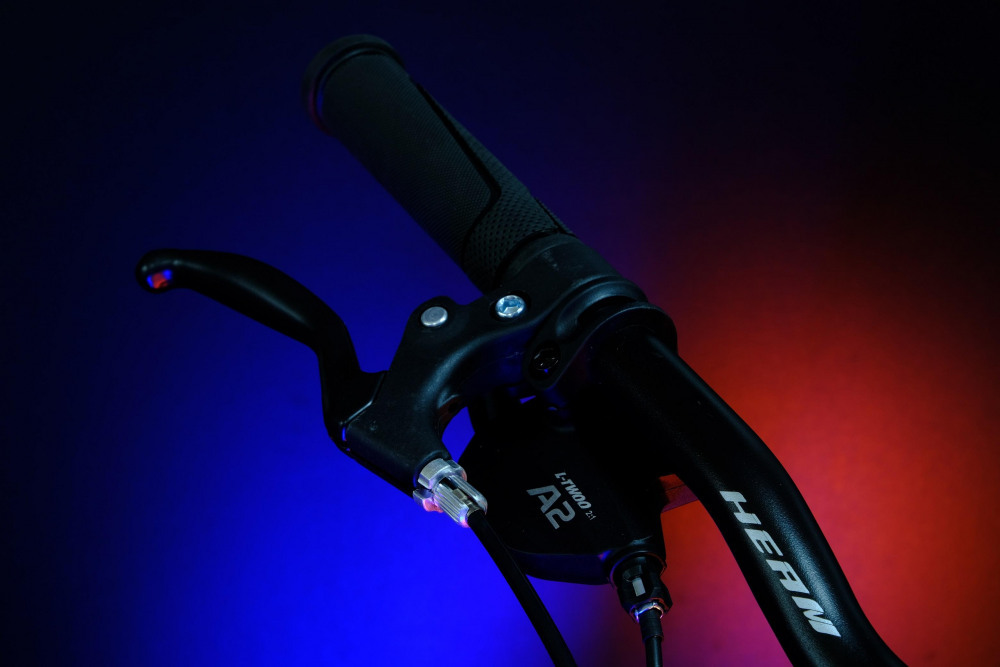 Heam First 207 Матовый Чёрно/Оранжевый/Синий