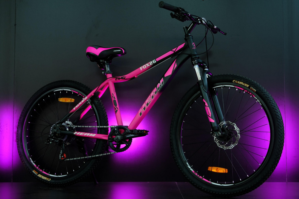 Heam FOX 26 Girl Чёрно/Розовый рама 15 (на рост 141-160)