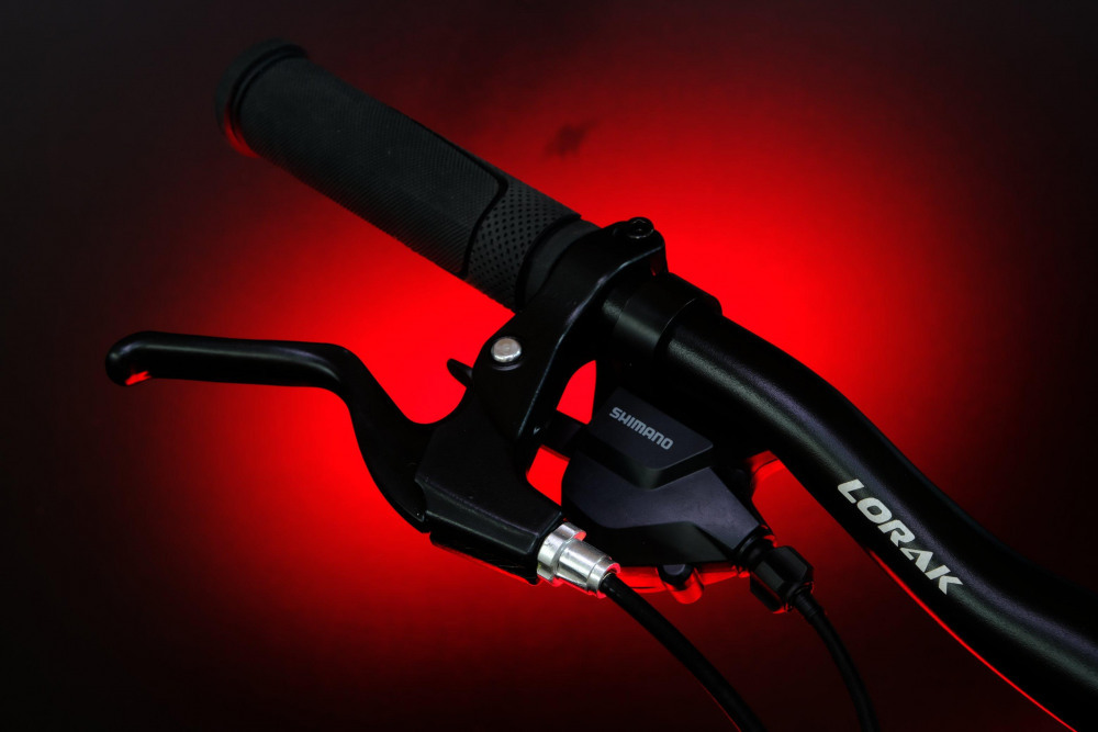 LORAK SHARK 26 BLACK Матовый Чёрный/Красный