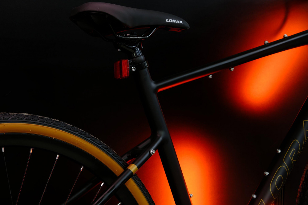 LORAK Grav 101 520mm Матовый Чёрный/Коричневый