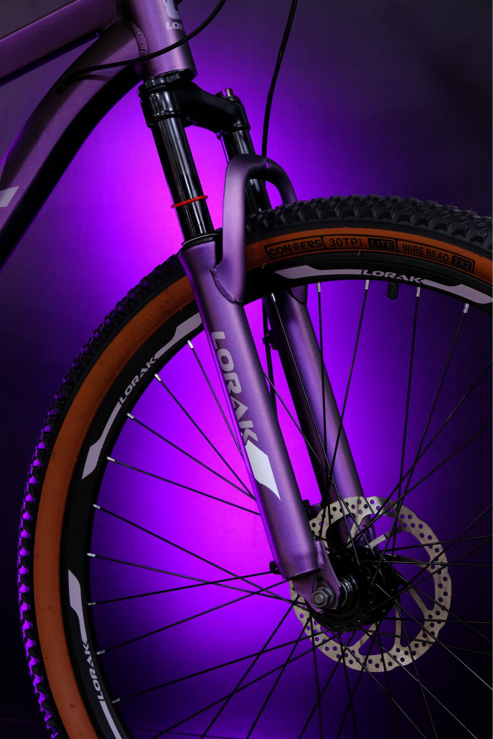 LORAK Fast Brown 27,5 Матовый Фиолетовый рама 17 (на рост 155-173)